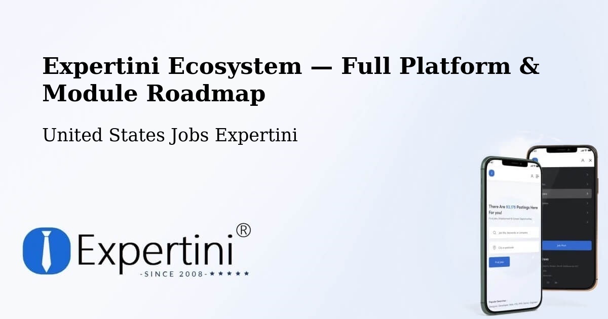 Expertini Ecosystem — Full Platform & Module Roadmap – Clifton